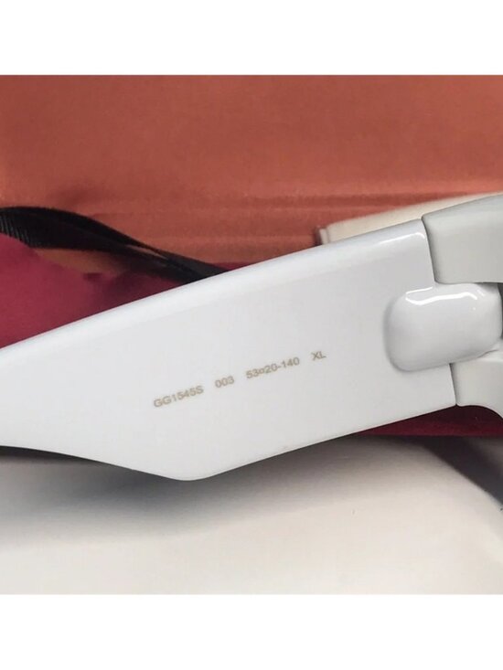 New Authentic  Gucci GG1545S 003 – Light Grey Oversized Square Sunglasses ✨ main image 7